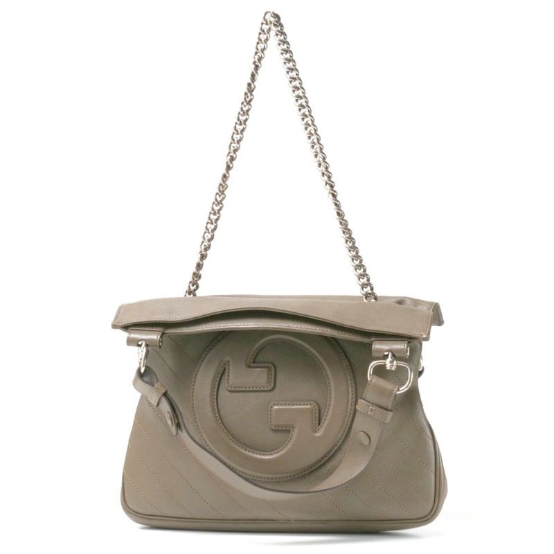 Gucci Blondie Handbag Interlocking G Small Tote Bag Chain Bag 2way [final Price