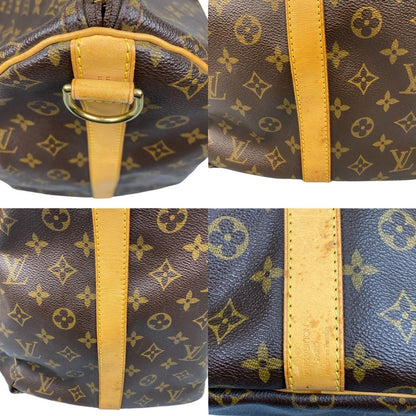 Louis Vuitton Monogram Keepall Bandouliere 55 Boston Bag