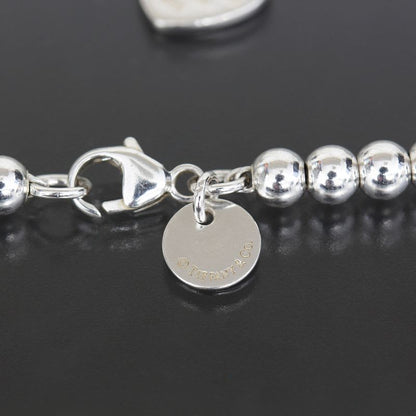 Tiffany & Co Heart Ball Chain Bracelet AG 925 E1696