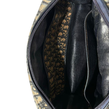 Christian Dior - 70s Vintage CD Logo Trotter Bowling Bag Women Navy FREE