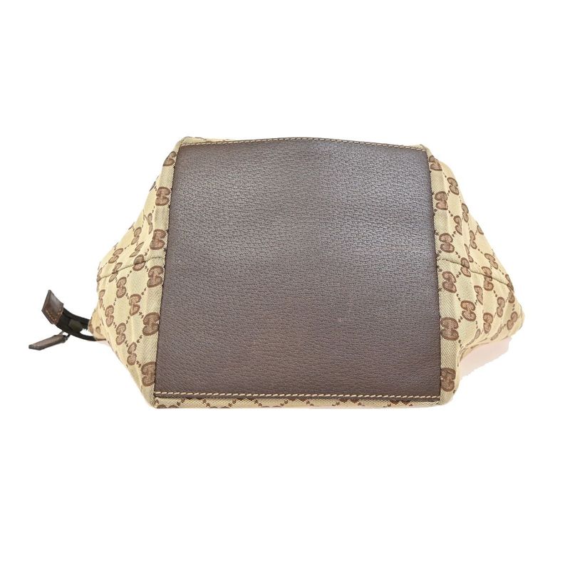 Gucci Handbag GG Sherry Canvas Leather 30ka664