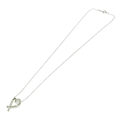Tiffany & Co Tiffany & Co Silver Paloma Picasso Loving Heart 1p Necklace 4.5g