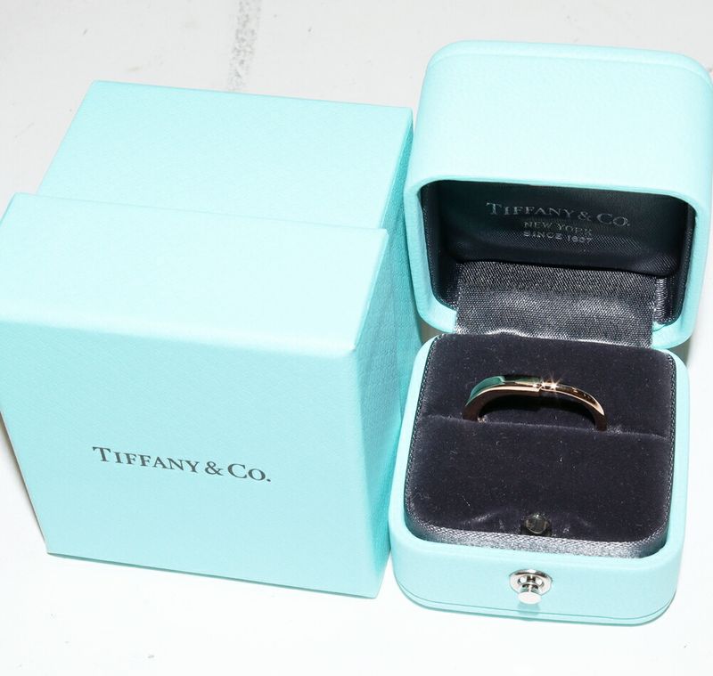 Tiffany & Co Ring 18K Pink Gold Rock Ring
