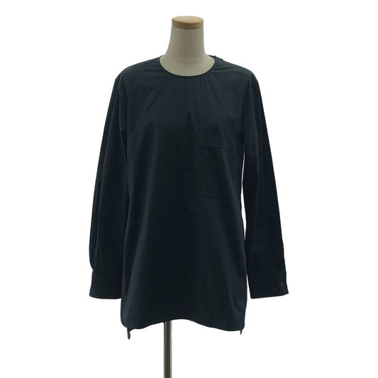 Celine - Phoebe Period Shoulder Zip Slit Blouse - 36 - Black - Women's