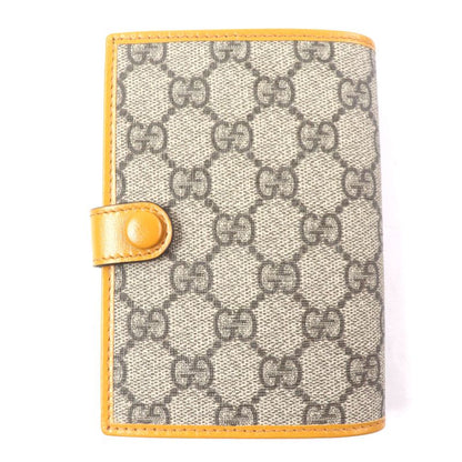 Gucci G724562 GG Supreme Interlocking G Leather Use Passport Case Orange Beige
