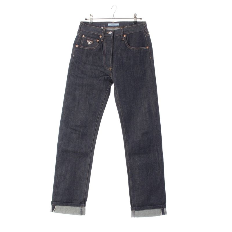 Prada 24 Cotton Jeans Denim Pants Gfp516 Indigo 24
