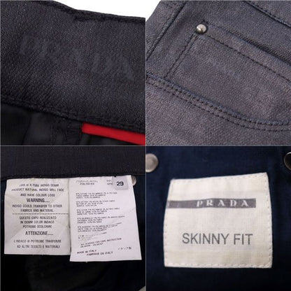 Prada Sport Pants Denim Pants Cotton