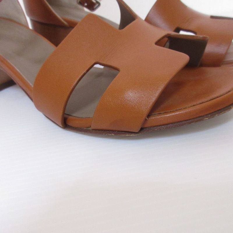 Hermes 2022 Ansan 50 H Cut Detail Chunky Heel Sandals 35 22.5cm (8.86in)