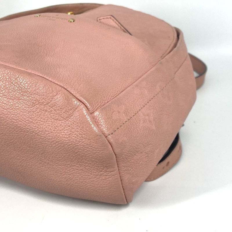 Louis Vuitton Backpack Sac Sorbonne M44019 Monogram Empreinte Leather Pink