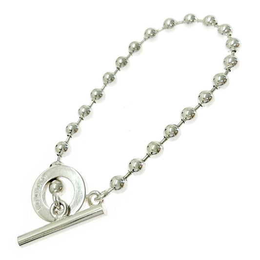 Gucci Silver Toggle Ball Chain Bracelet 15.6g 925 Engraved 318925 Bracelet