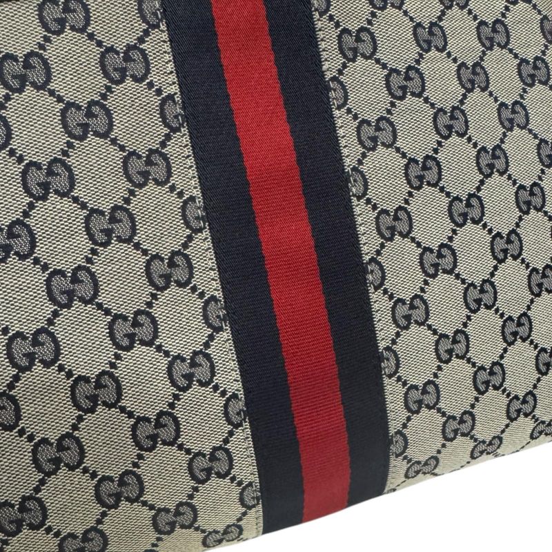 Gucci Sherry Shoulder Bag GG Canvas 388926 Navy Ladies Gucci  Gucci