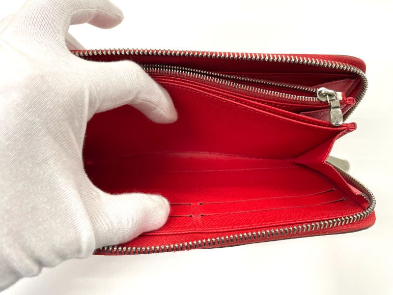 Louis Vuitton Epi Zippy Wallet Round Zip Wallet Long Wallet M61859 Coclico Red