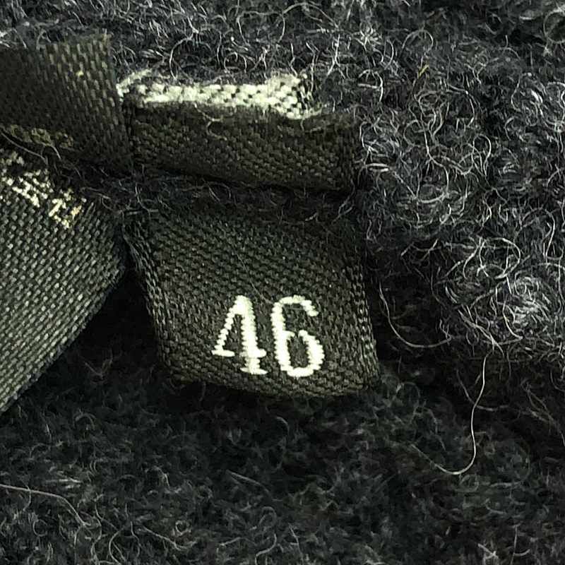 Prada Sport | Wool Ribbed Elbow Patch Knit | 46 | Charcoal Gray | Men's