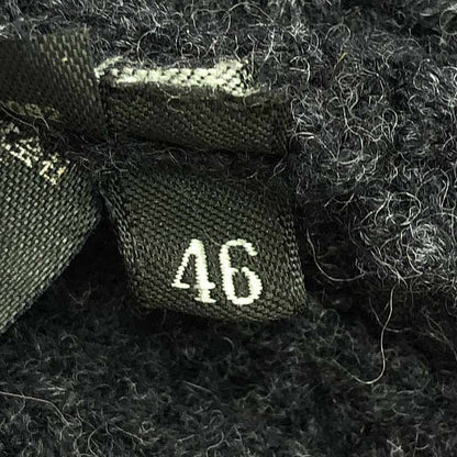 Prada Sport | Wool Ribbed Elbow Patch Knit | 46 | Charcoal Gray | Men's