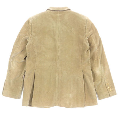  Gucci Tom Ford Period Logo Buttons Corduroy Single Jacket Tailored Jacket