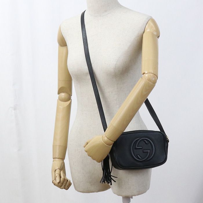 Gucci Soho 347994 Crossbody Shoulder Bag Leather Women