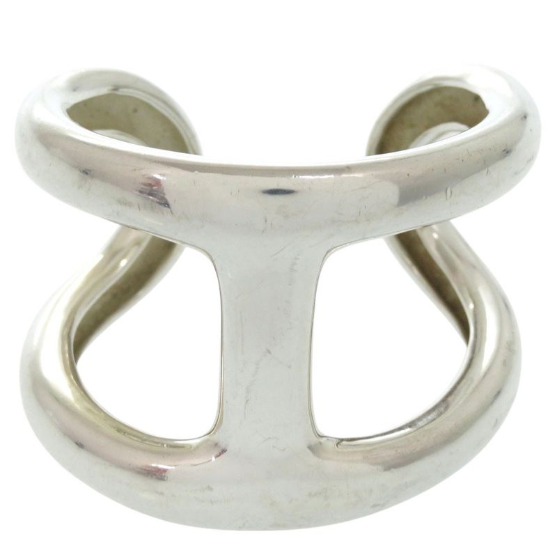 Hermes Osmose Bracelet Cuff Bangle Sv925 Silver 0181 Hermes