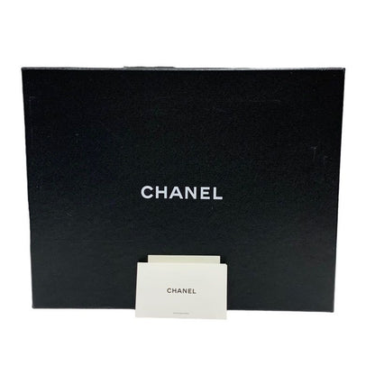 Chanel Boots Short Boots Shoes Patent Black Here Mark Wrinkled Side Gore Ribbon