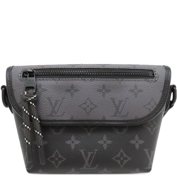 Louis Vuitton Shoulder Bag Pulse Wearable Wallet Monogram Eclipse Reverse