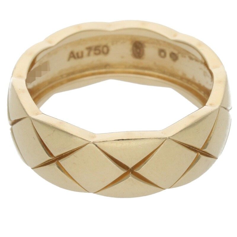Chanel Coco Crush Medium 18K Yellow Goldring Men's 53 13