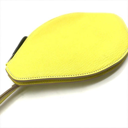 Hermes Pochette Citron Lemon Clutch Pouch Yellow