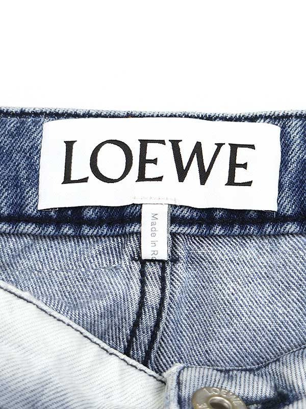 Loewe Denim Pants Light Blue 32 D2192201ib