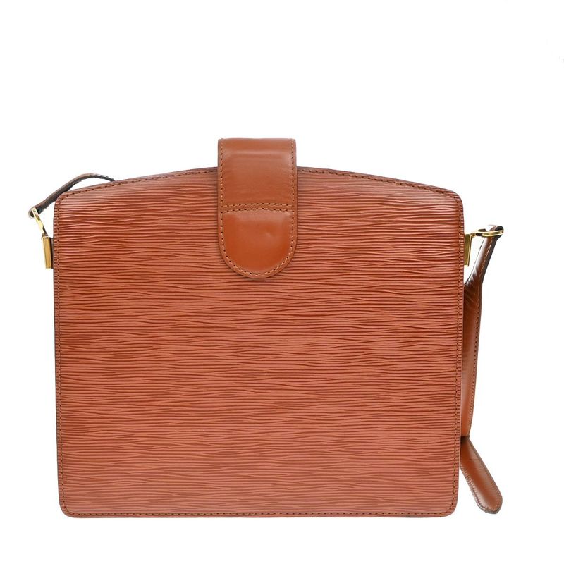Louis Vuitton Capuchin Shoulder Bag Epi Kenya Brown 65ka782