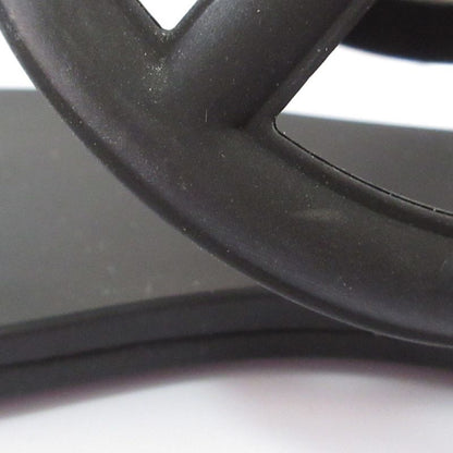 Hermes Egerie Chaine D'ancre Rubber Sandals Size 37 Equivalent to 23.5cm