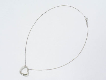 Authentic Tiffany & Co Tiffany & Co Geometric Heart 925 Necklace Pendant Silver
