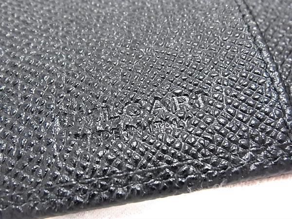 Bvlgari Leather 6-ring Key Case Key Case Men's Black Au9900