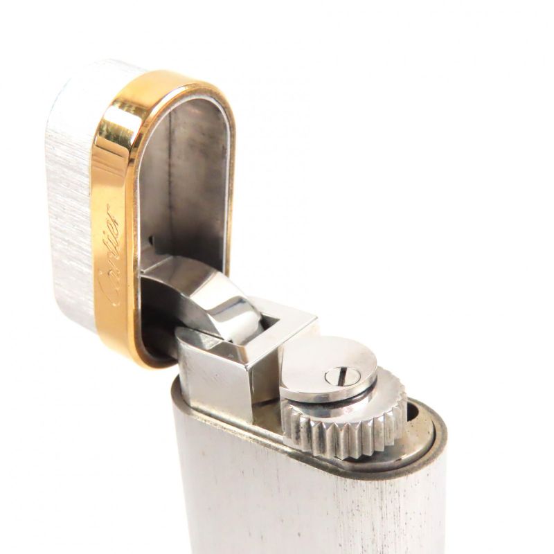 Cartier Hairline New Shape Oval Short Logo Engraved Roller Type