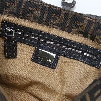 Fendi Selleria Mini Linda 8br486 Handbag Jacquard Leather Women