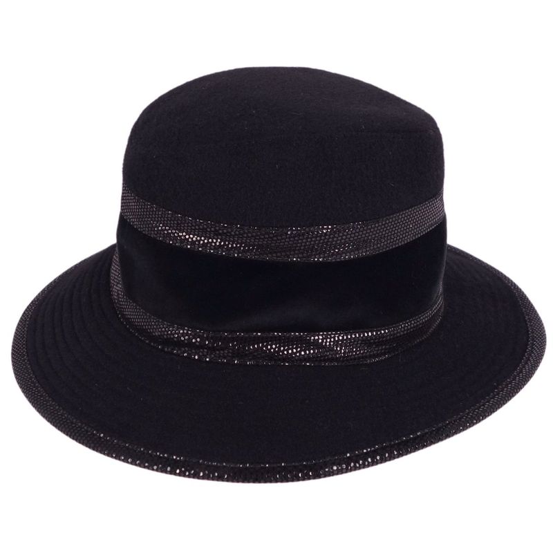Hermes Hat Band Cashmere Velvet Velour Lamb Leather Men's Made In France 57