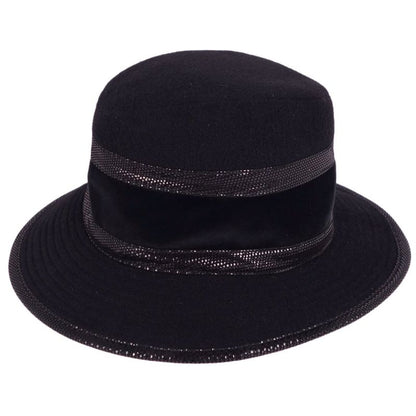 Hermes Hat Band Cashmere Velvet Velour Lamb Leather Men's Made In France 57