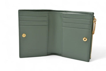 Bottega Veneta Wallet Fold Bottega Veneta Mini Wallet 707601 Intrecciato Mint