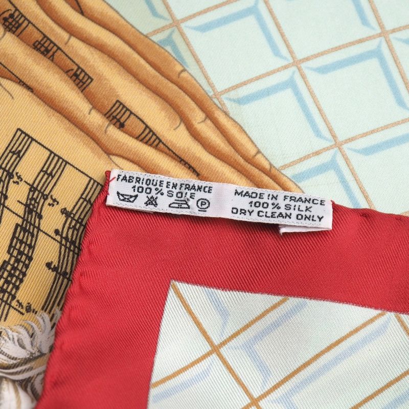 Hermes Wolfgang Amadeus Mozart Hymn To Mozart Carré 90 Scarf Silk Twill Square