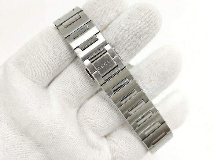 Gucci Watch Boys Size Pantheon Quartz SS Champagne Gold Dial 1154