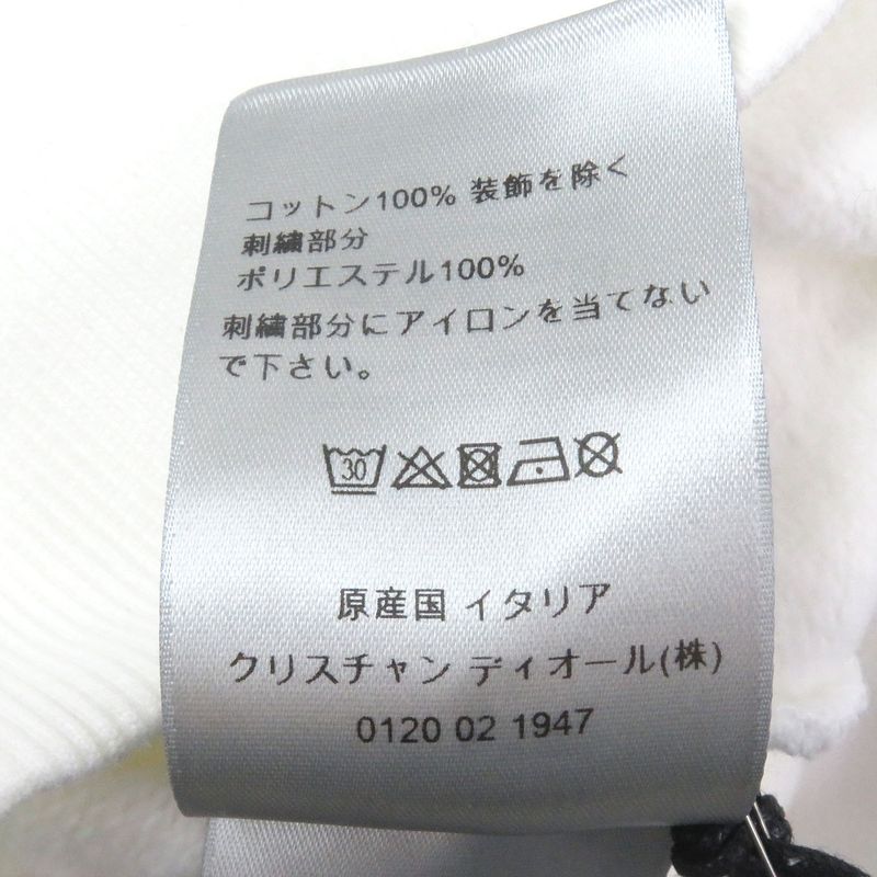 DIOR Homme 143j683b0531 Peter Doig Logo Embroidery Pullover Hoodie White S