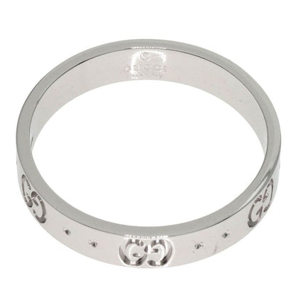 Gucci GG Icon #19 Ring - 18K White Gold Ladies