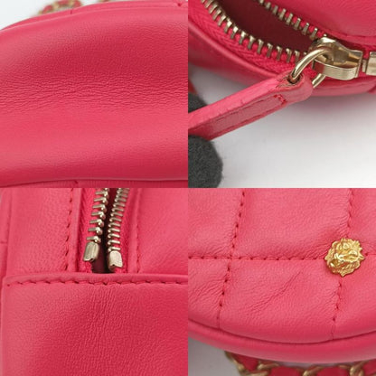CHANEL charm Round Pink Ramskin A8162026890476