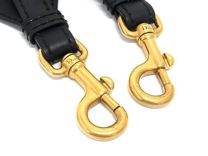 Christian Dior Canvas Shoulder Strap For Bag Shoulder Women Black And