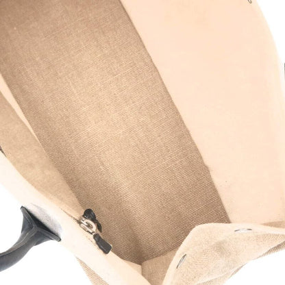 Saint Laurent Paris RIVE Gauche Rive Gauche 617481 Logo Print Canvas Tote Bag