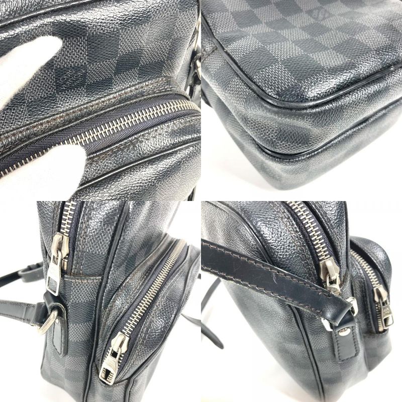 Louis Vuitton LEM Shoulder Bag N41446 Damier Graphite Canvas Black