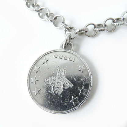 Gucci 433499 BEE Coin Interlocking G Ag925 Accessory Bracelet