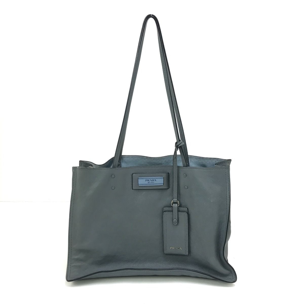 Prada Tote Bag Etit Shoulder 1bg122 Blue