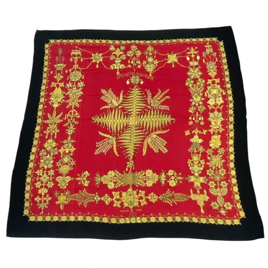 Hermes Extra-large Carre 140 Scarf Silk Scheherazade Red
