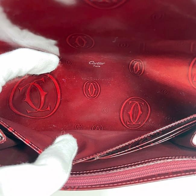 Cartier Folding Long Wallet Bordeaux Happy Birthday L3000722