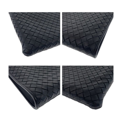 Bottega Veneta Bottega Veneta Intrecciato Black Gunmetal Hardware Leather