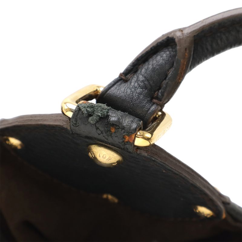 Louis Vuitton Monogram Mahina XL Tote Bag Shoulder Bag Leather Noir Black M95547