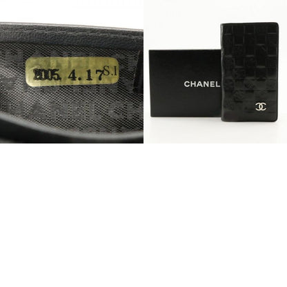 Chanel Icon Coco Mark NO5 Calf Black Ladies Long Wallet